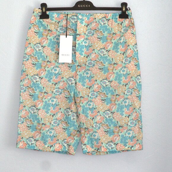 Gucci Multicolor Liberty London Edition Floral Print Shorts - Picture 1 of 11